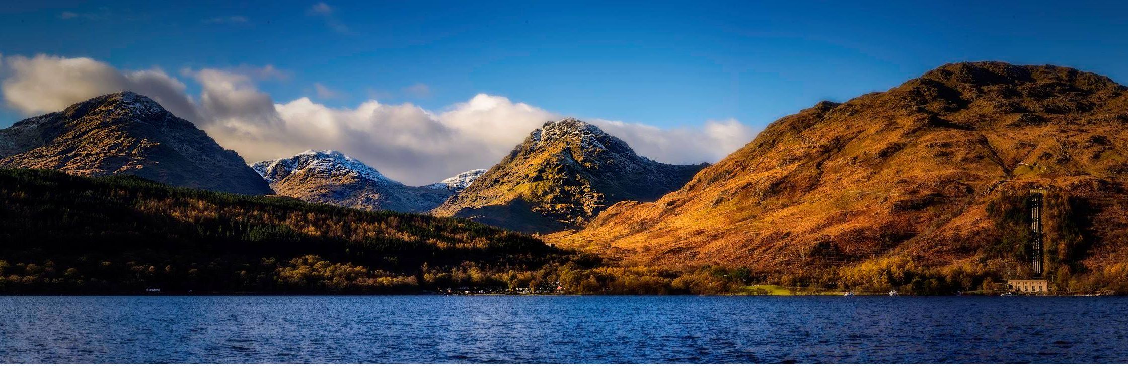 A'Chrois and Ben Vane across Loch Lomond from above Inversnaid