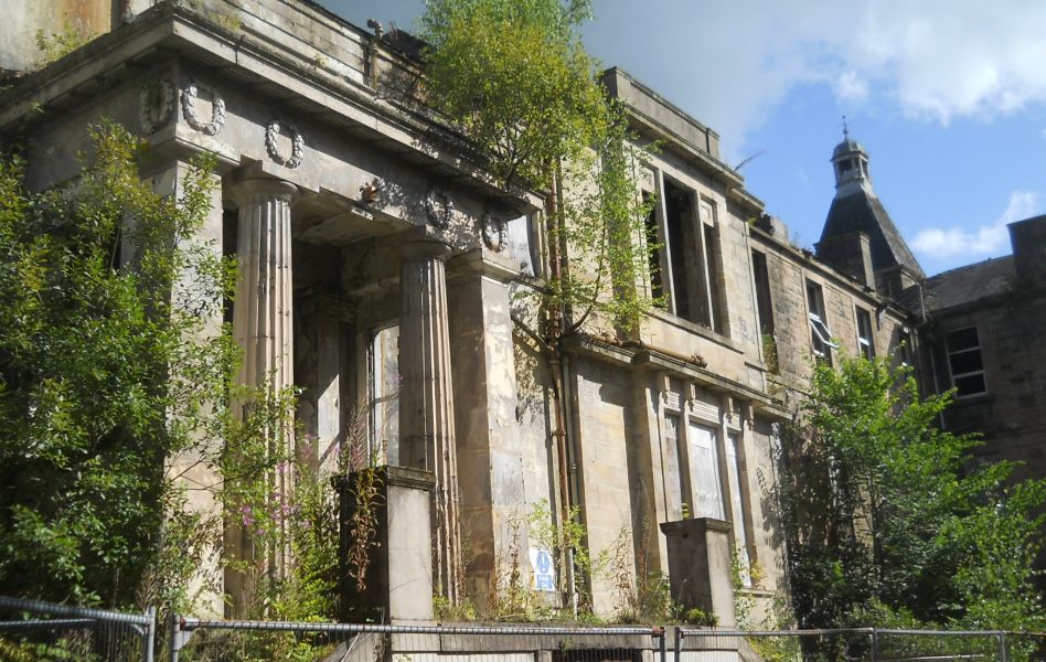 Broomhill Hospital on outskirts of Kirkintilloch