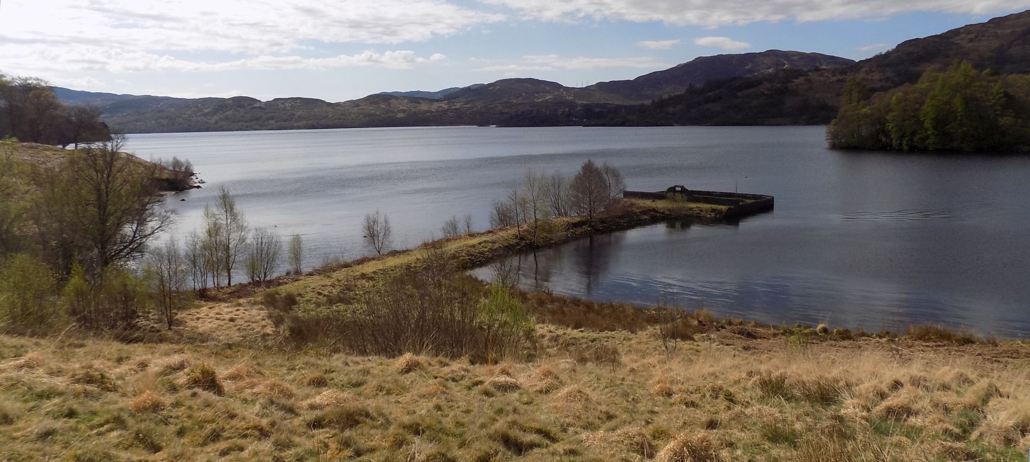 Old jetty on Loch Katrine