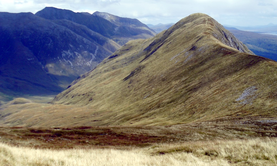 Mamores and Beinn na Caillich from Mam na Gualainn