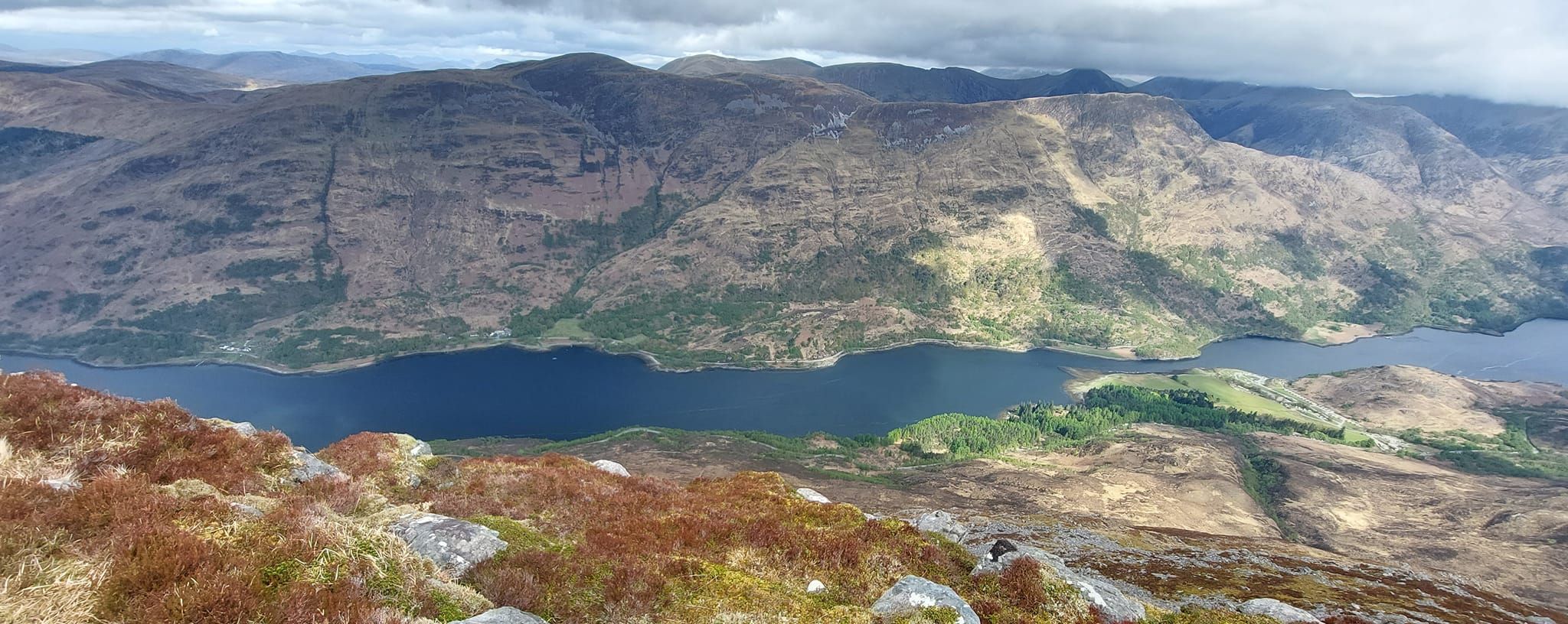 Mam na Gualainn and Beinn na Caillich above Loch Leven