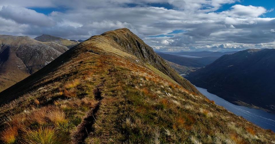 Ridge from Mam na Gualainn to Beinn na Caillich