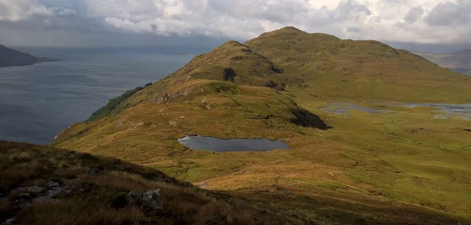 Beinn a' Chapuill from Beinn Sgritheall