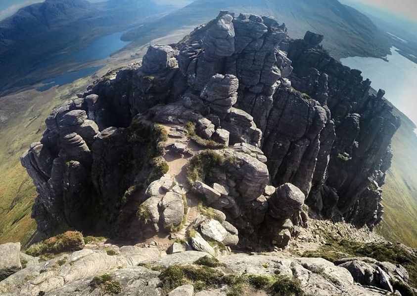 Stac Pollaidh in Wester Ross in the NW Highlands of Scotland