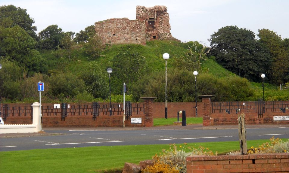 Ruins of Ardrossan Castle from esplanade