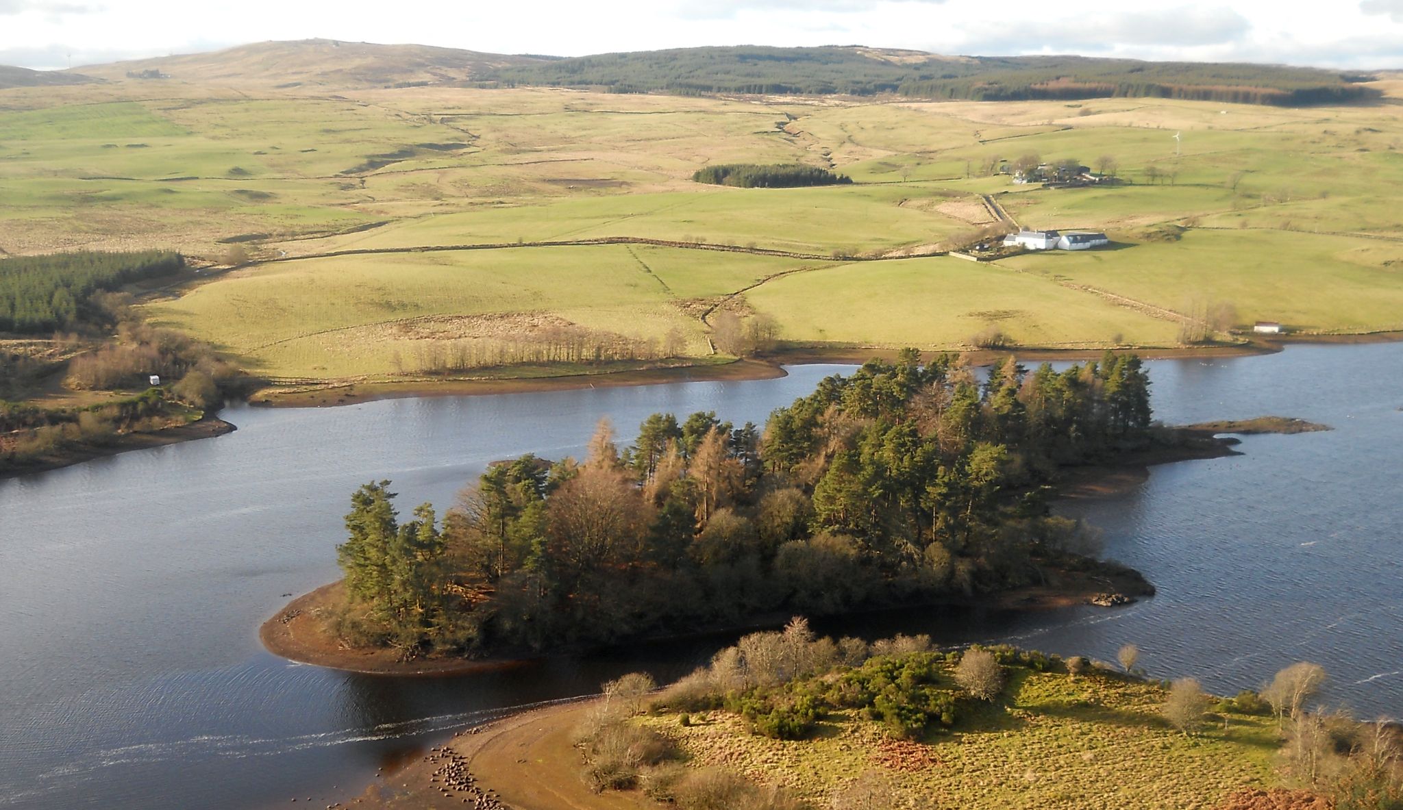 North Third Reservoir from Sauchie Craigs