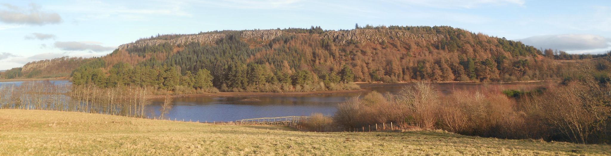 Sauchie Craigs above North Third Reservoir