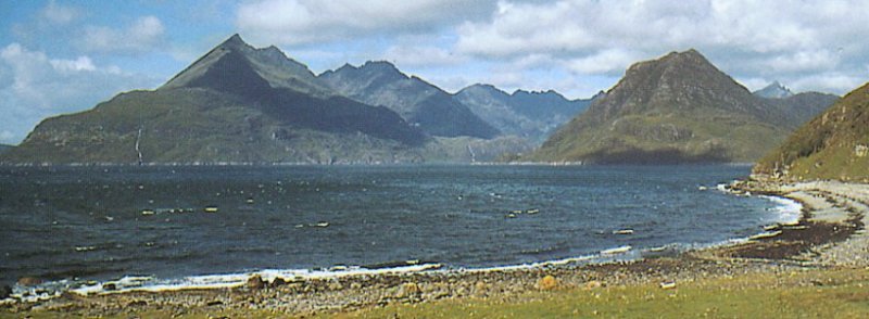 Skye Ridge from Loch Scavaig