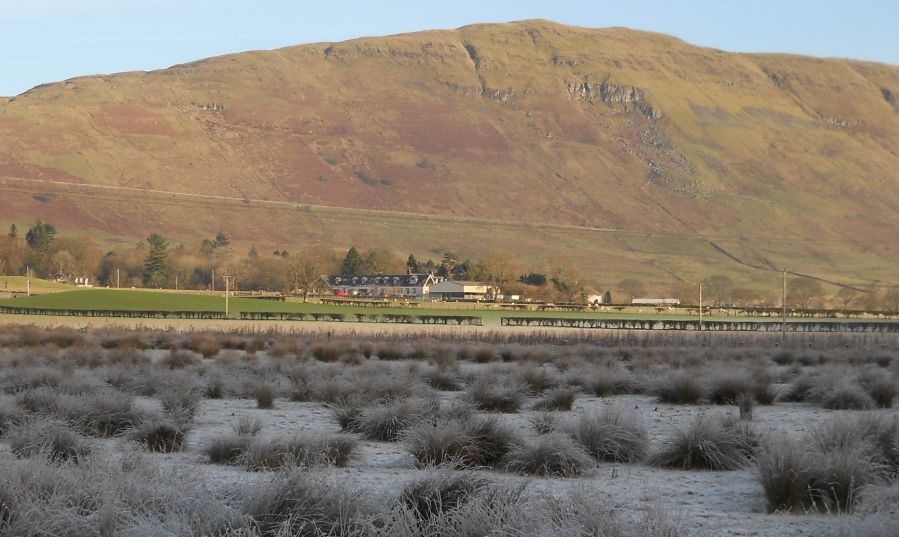 Crow Road over the Campsie Fells at Lennoxtown