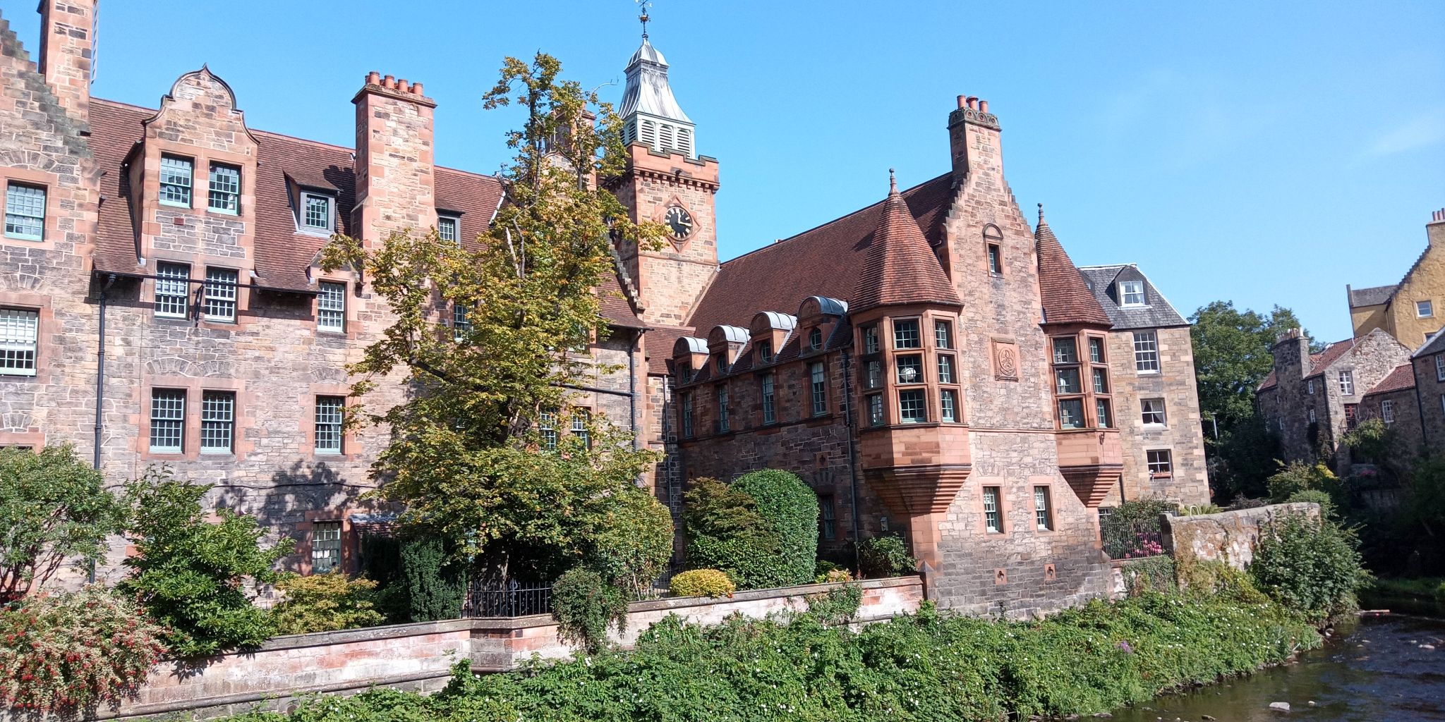 Dean Village above Water of Leith