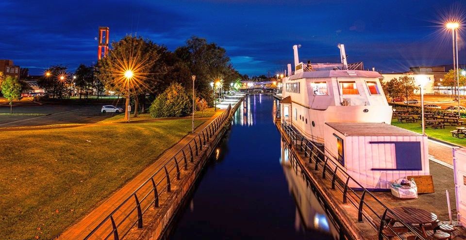 Forth and Clyde Canal at Clydebank Shopping Centre