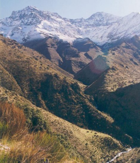 Approach to Mulhacen ( 3481m ) in the Sierra Nevada Mountains of Southern Spain