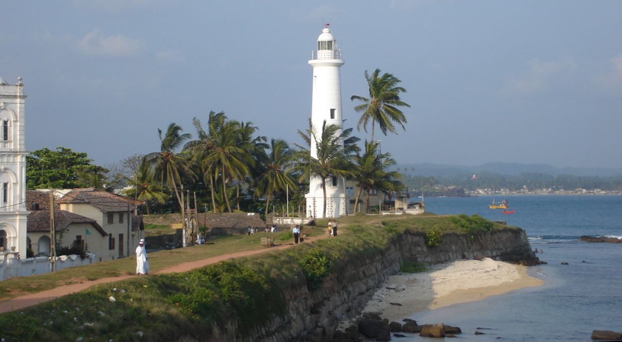 Lighthouse at Galle on the South Coast of Sri Lanka