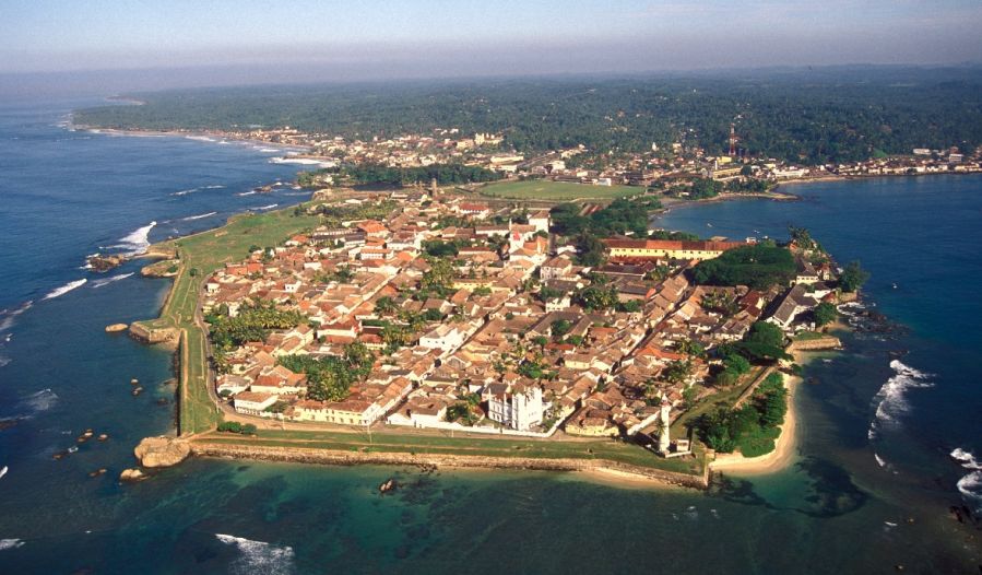 Galle Fort on the South Coast of Sri Lanka