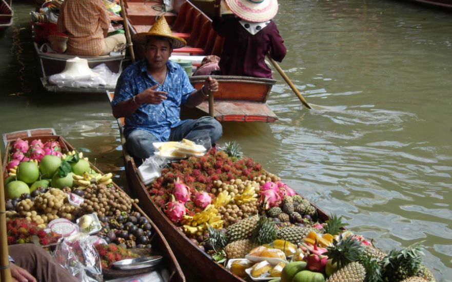 Floating Market in Bangkok