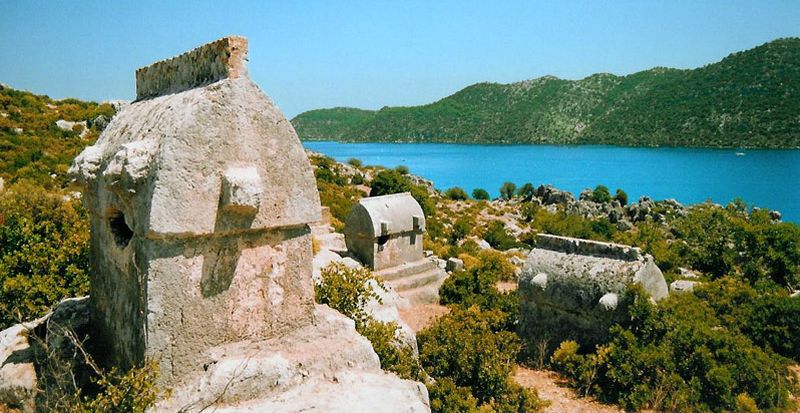 Kalekoy Island in Antalya