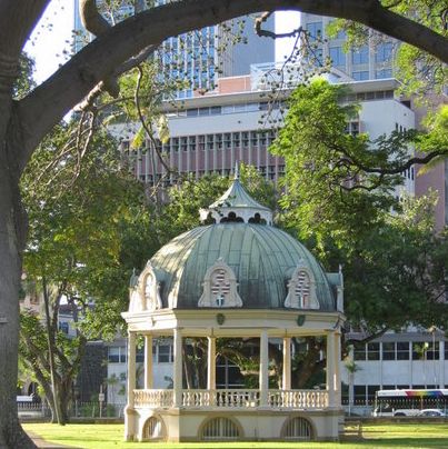 Coronation Pavillion at Iolani Palace in Honolulu