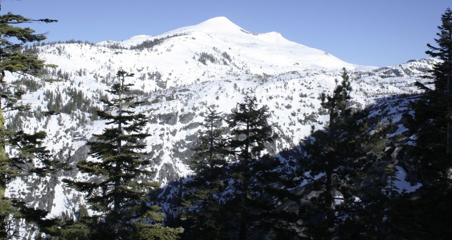 Pyramid Peak above Lake Tahoe