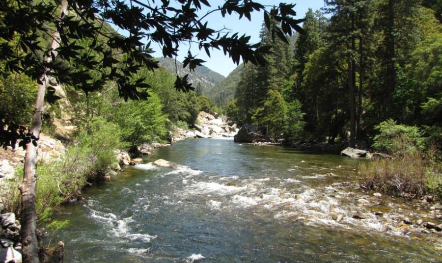 Kaweah River in the Sierra Nevada of Sequoia National Park