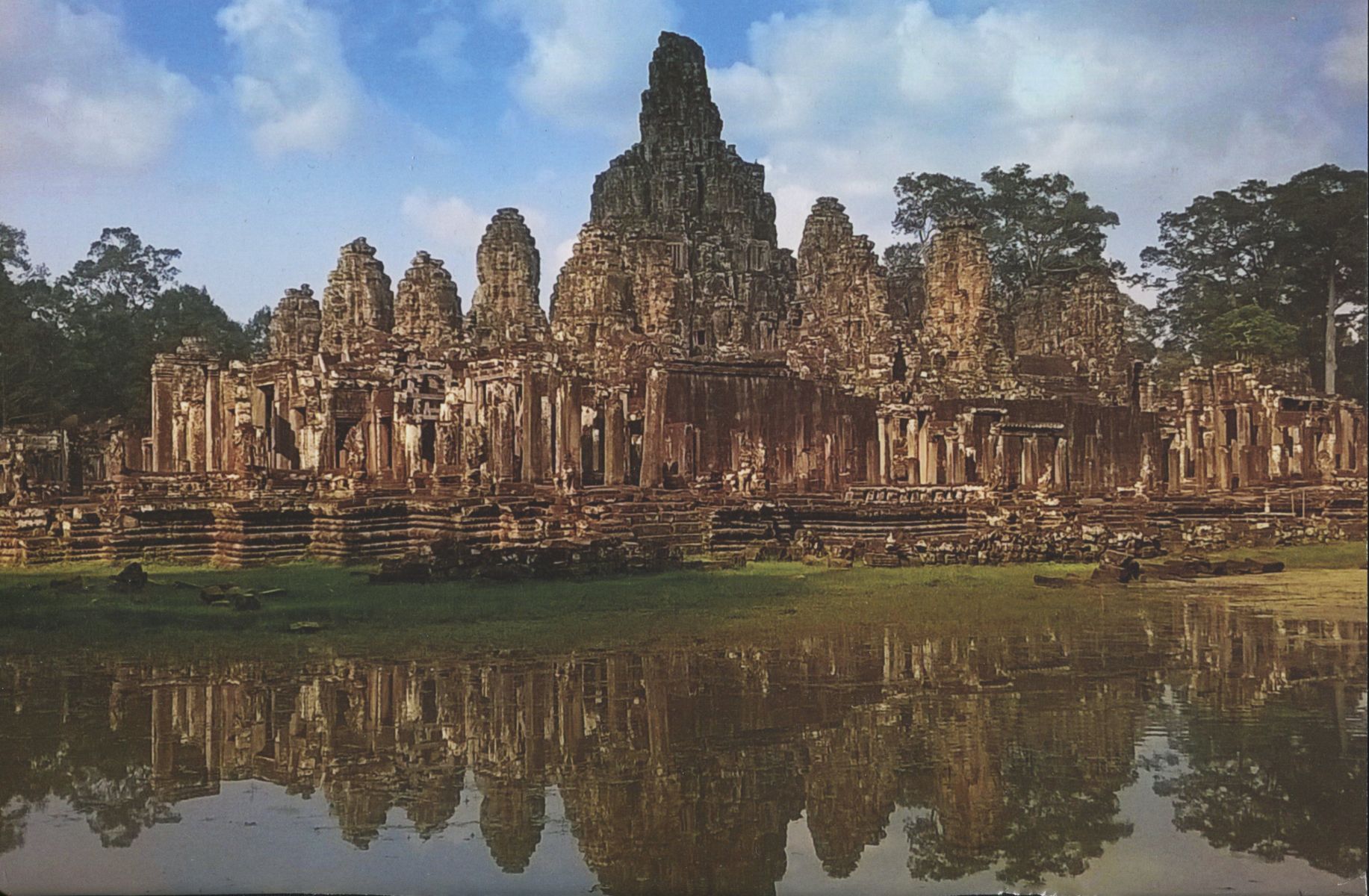 Bayon Temple in Angkor Thom in northern Cambodia